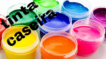 Como é que faz tinta guache?