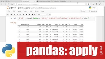 สอน Python สำหรับ Data science: การใช้ apply ใน pandas