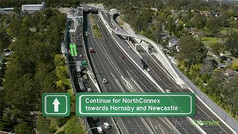 Southern entry from M2 eastbound