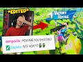 So my ENTIRE Fortnite Live Stream was PRE RECORDED...