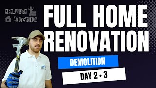 FULL HOME RENO: Demo Day 2+3 | Renovation Allocation | Dewar Realty