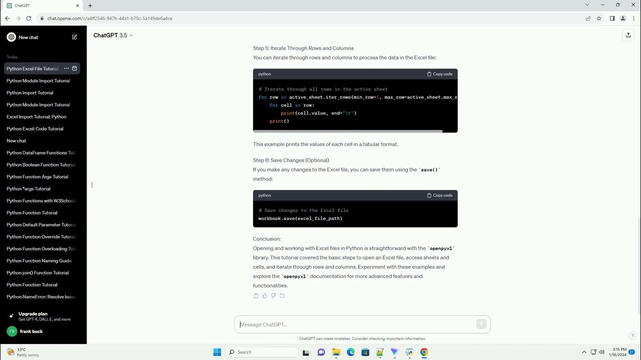 python how to open excel file - YouTube