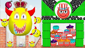 DRAW TO SMASH vs HIDE BALL - All Levels New UPDATE Satisfying Double gameplay Walkthrough ios #hide