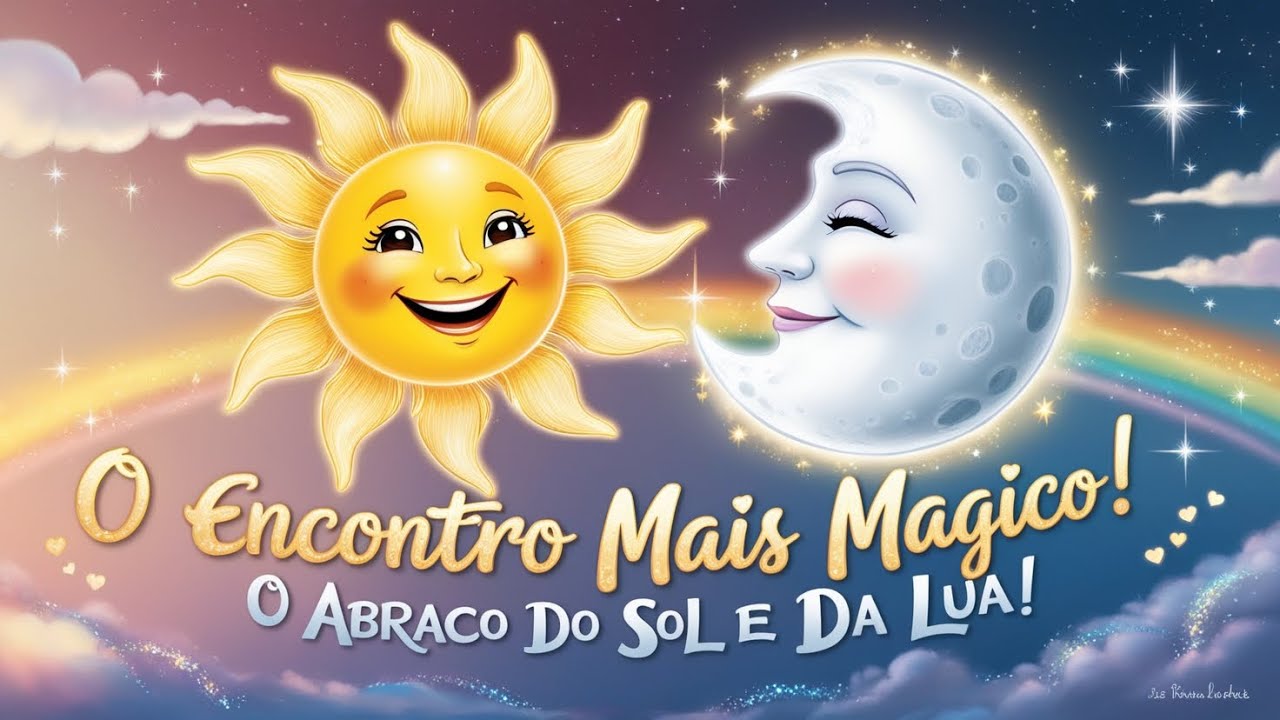 ECLIPSE MÁGICO: QUANDO O SOL ABRAÇA A LUA | HISTÓRIAS INFANTIS - YouTube