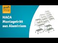 Haca montagetritt aus aluminium