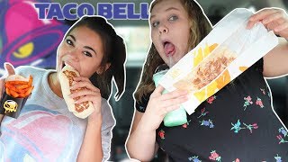 TRYING THE ENTIRE TACO BELL MENU  MUKBANG | Steph Pappas