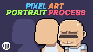 My Process For Creating Pixel Art Portraits - Aseprite Breakdown / Tutorial Net Worth