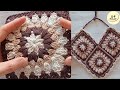 Granny Square tejido en crochet ganchillo TUTORIAL paso a paso #crochet #ganchillo #knitting #moda