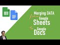 Merging Data From Google Sheets to Google Docs Template