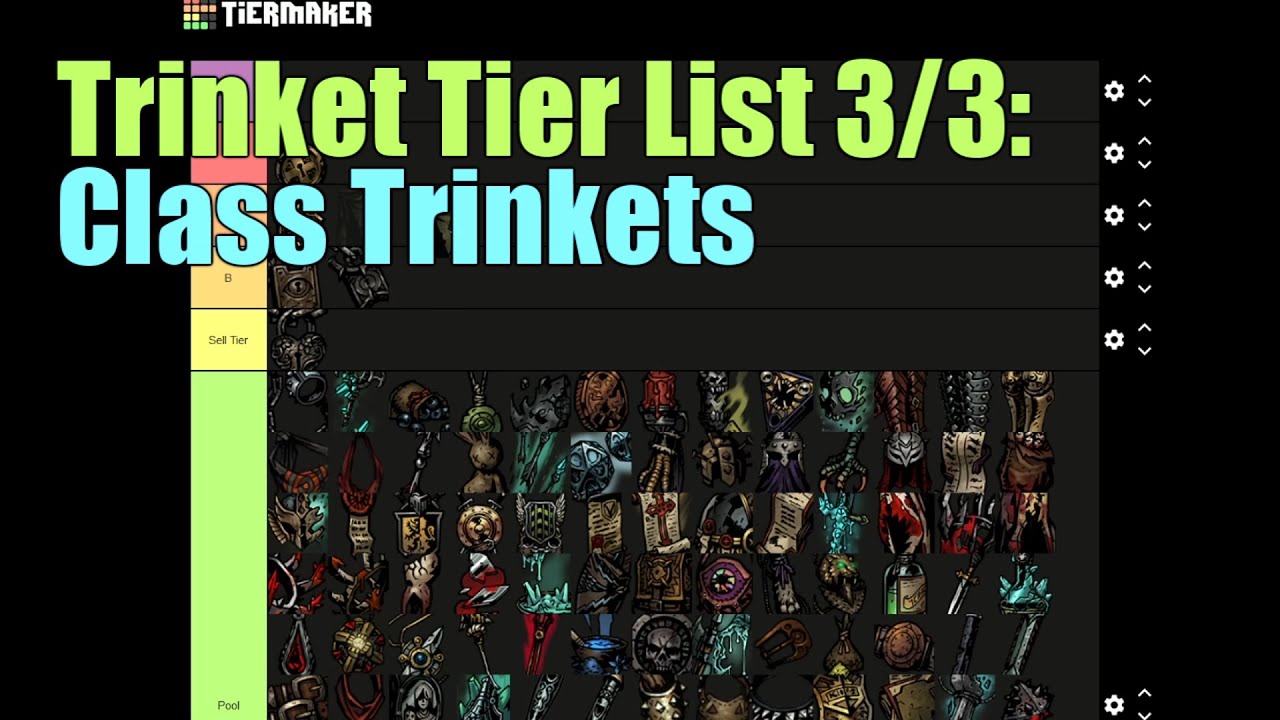 Dungeon tier list. Darkest Dungeon Tier list. Darkest Dungeon Trinkets Tier list.