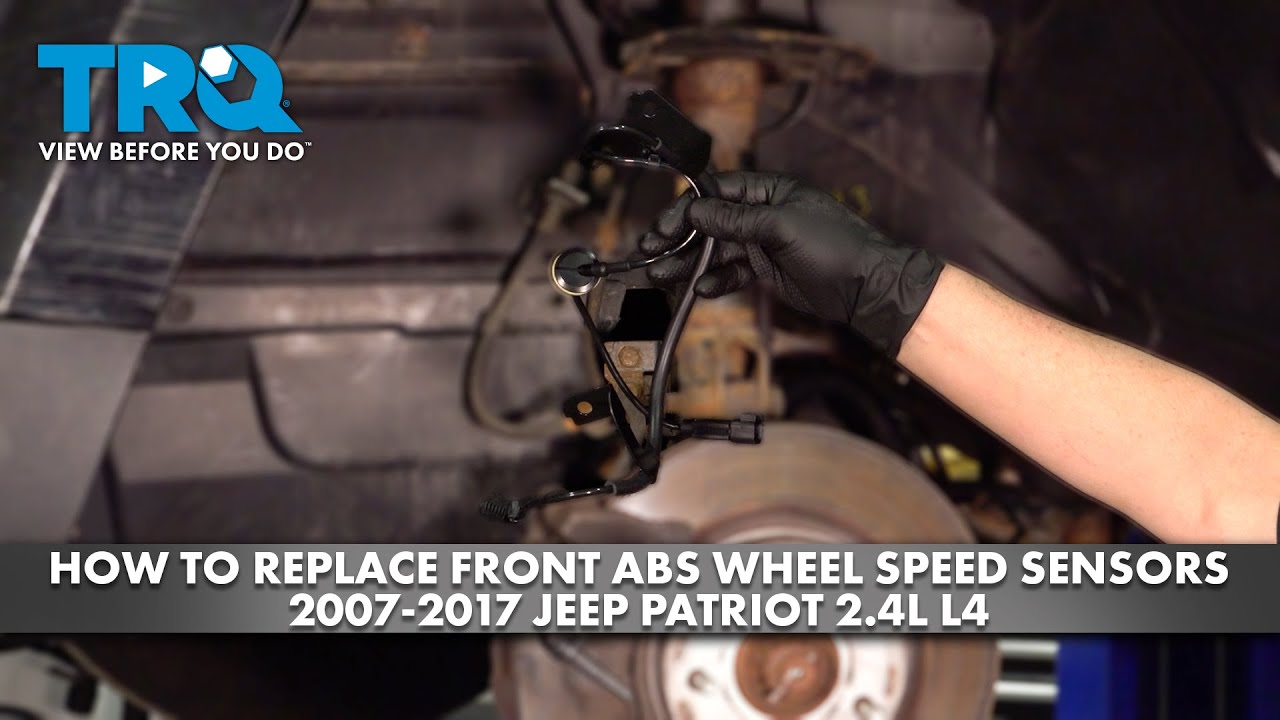 How to Replace Front ABS Wheel Speed Sensors 2007-2017 Jeep Patriot 2.4L L4