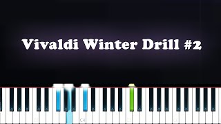 Vivaldi Winter Drill #2 (Piano Tutorial) Resimi