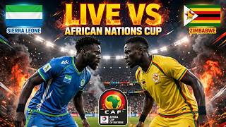 SIERRA LEONE vs ZIMBABWE 🔴 LIVE | Africa Cup of Nations Football | DCTV Sports screenshot 5