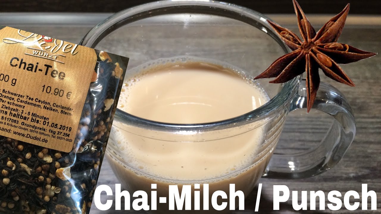 Leckere Chai Milch | Chai Punsch | vegan | Thermomix | Chai Latte - YouTube