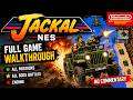 JACKAL(1986) NES Full Game Walkthrough Gameplay (No Deaths)