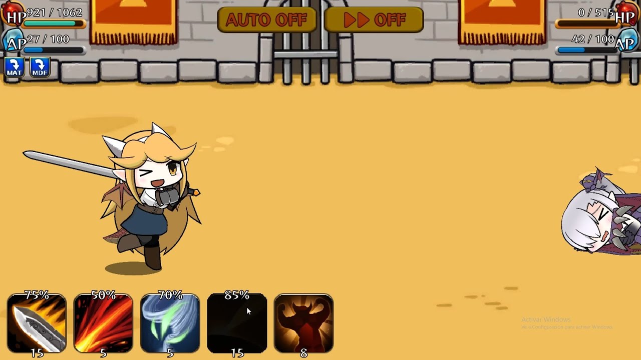 Monmusu Gladiator - Challenge 5 - Dragonewt Gameplay