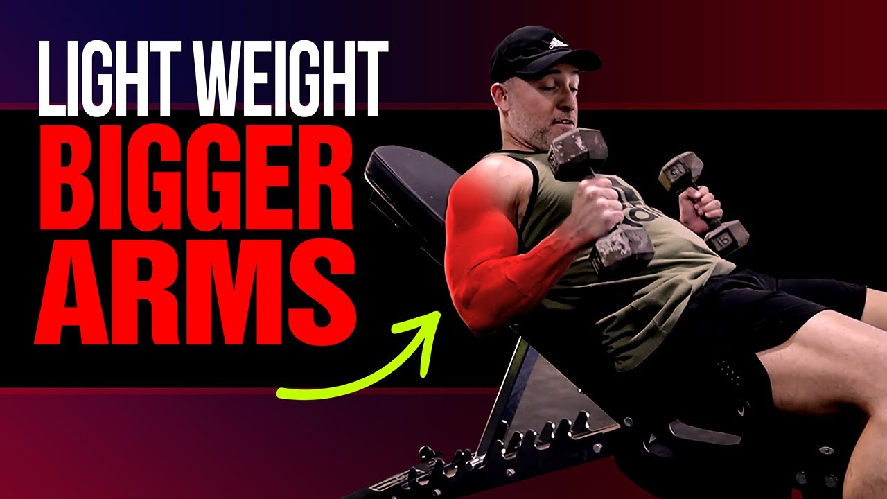 5 BEST Exercises To Build Bigger Arms Without Heavy Weights DO THESE