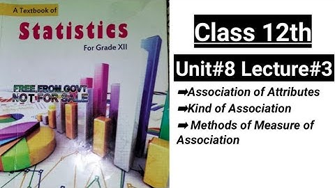 association of attributes | Association | Class 12th Unit#8 Lecturer #3 |Hindi/Urdu