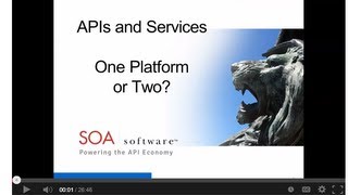 APIs and Services: One Platform or Two?