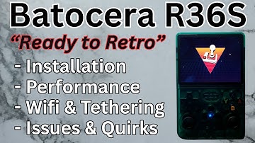 Batocera on the R36S! Early Build Installation, Tests, Quirks & Issues