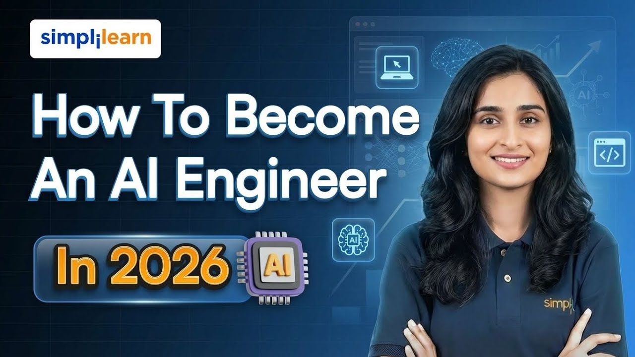 How To Become An AI Engineer In 2026 | AI Engineer Roadmap 2026 | AI Engineer Skills | Simplilearn
