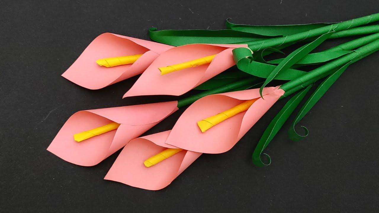 Tulipes en papier, bricolage simple pour petite fille - Waaaouh PRO