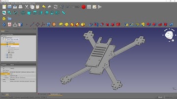 FreeCAD Part Design with a MASTER SKETCH | Tutorial for beginners | Drone Frame Series | Arms