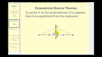Proof Perpendicular Bisector Theorem