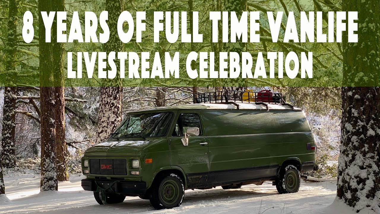 CELEBRATE 8 YEARS OF FULL TIME VANLIFE WITH ME || LIVESTREAM (REPLAY)