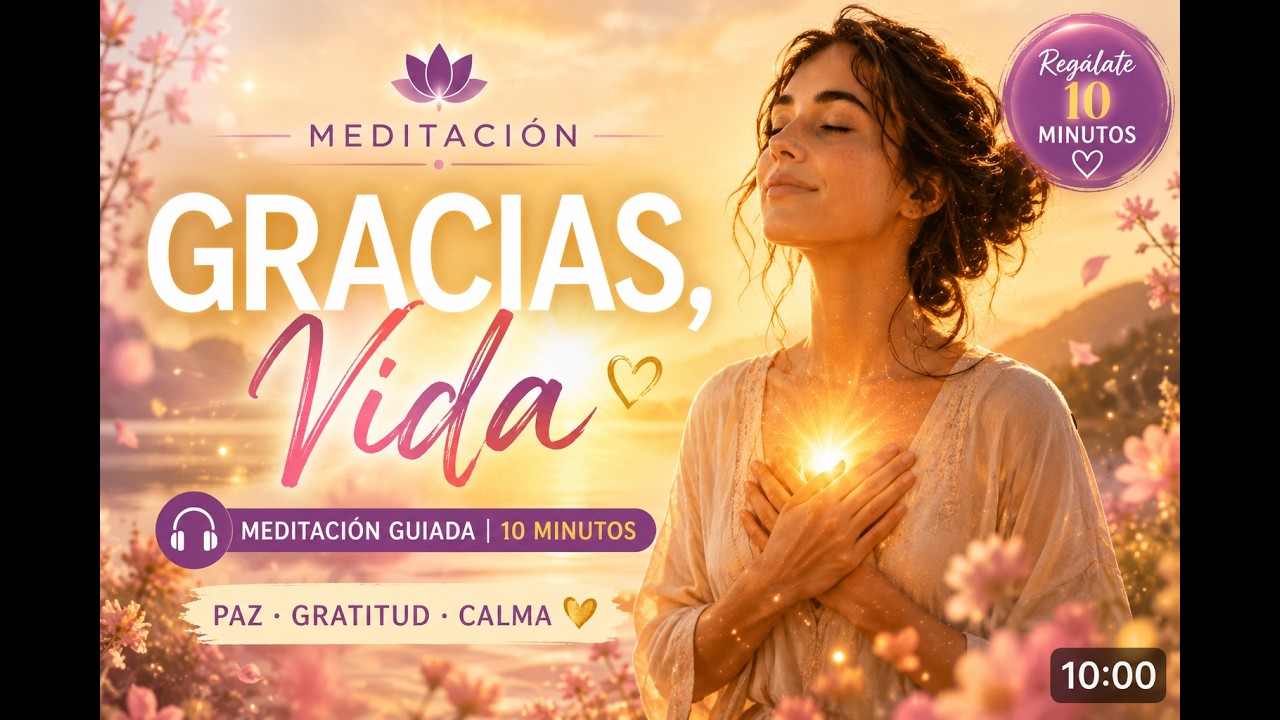 🌿 Meditación de Gratitud para Empezar el Día | 10 Minutos de Paz, Calma ...