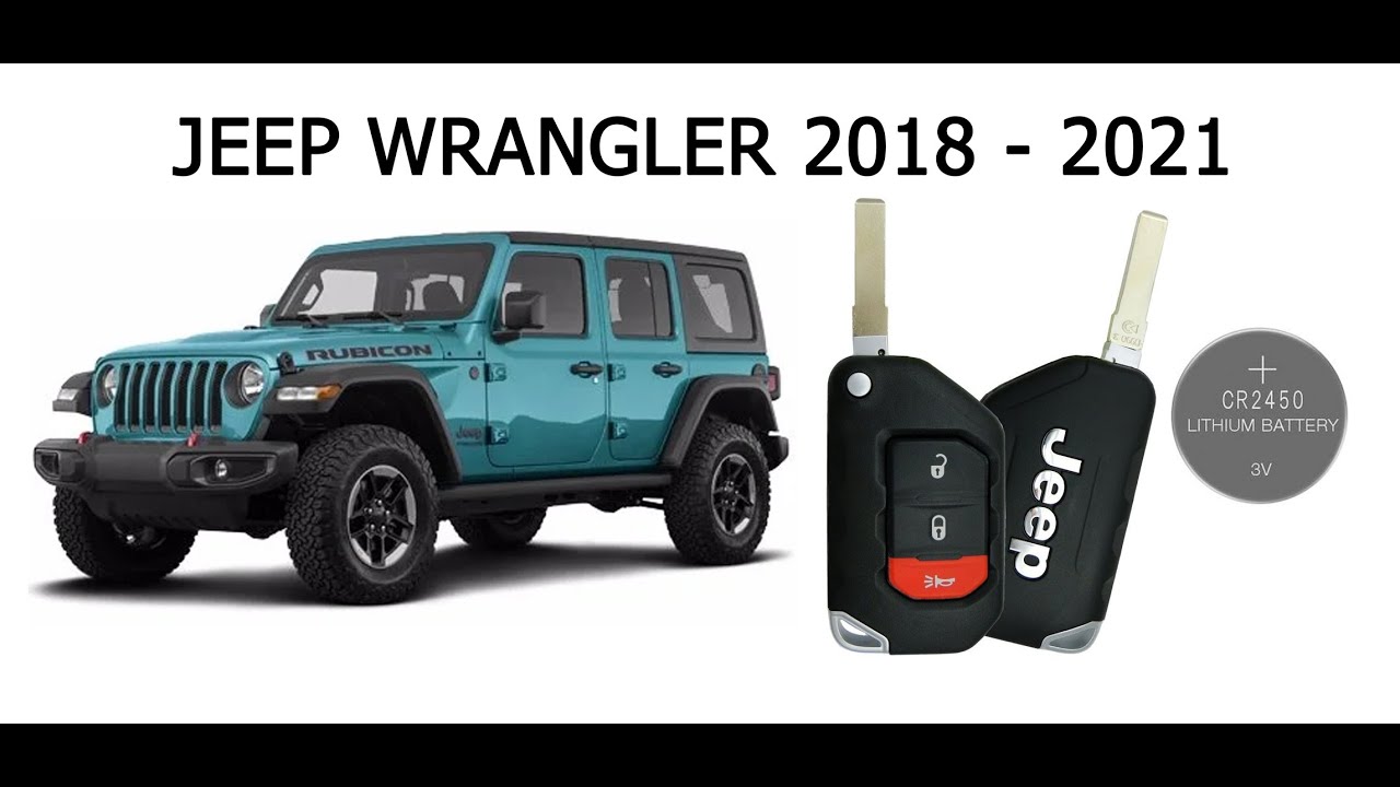 Jeep Wrangler 2019 - Como cambiar la pila/batería del control - YouTube