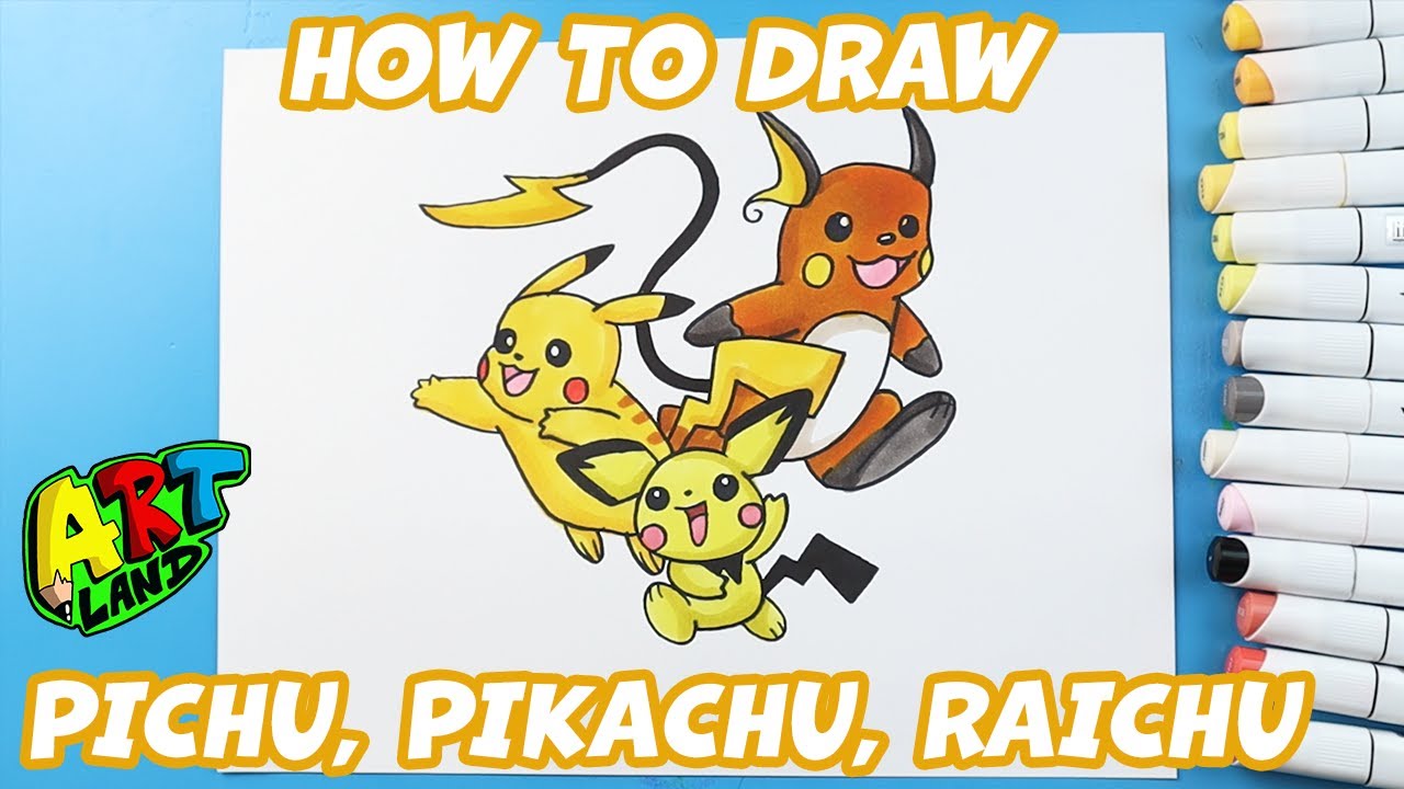 HOW TO DRAW PIKACHU (POKÉMON) 