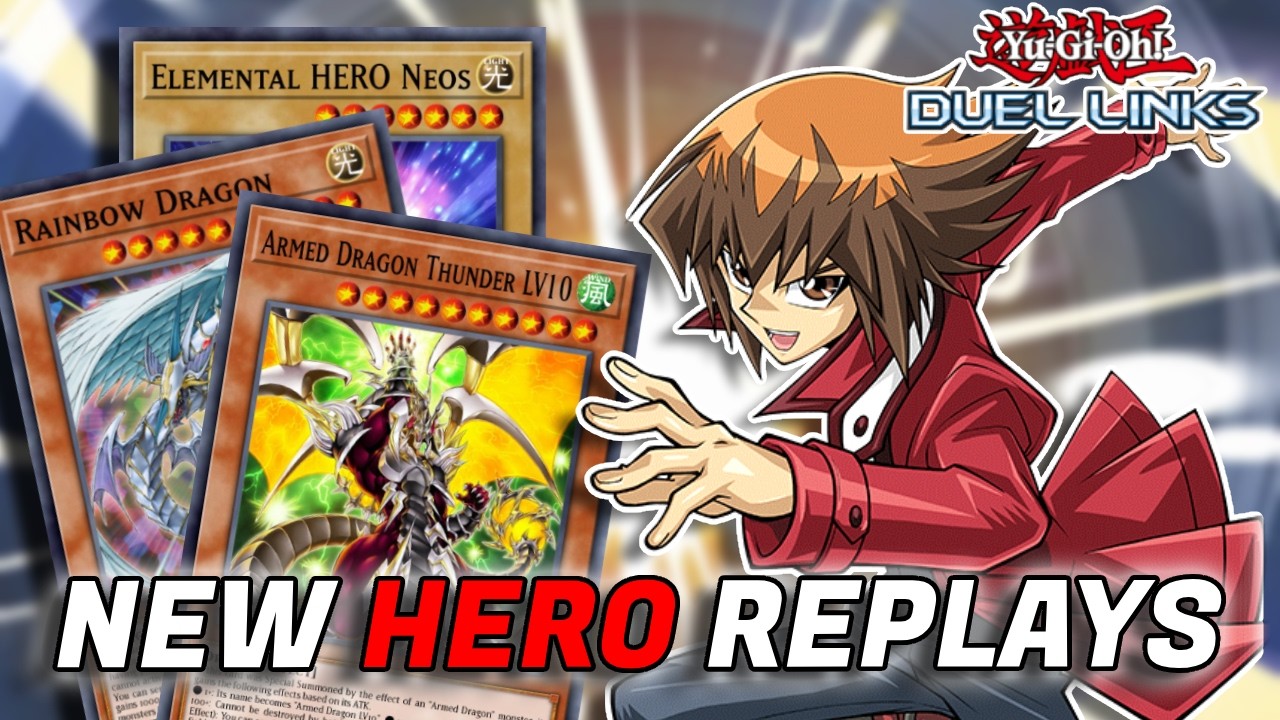 THIS NEW HERO DECK IS *BROKEN*... AND IT WILL GET WORSE - STREAM HIGHLIGHTS  (duel links)