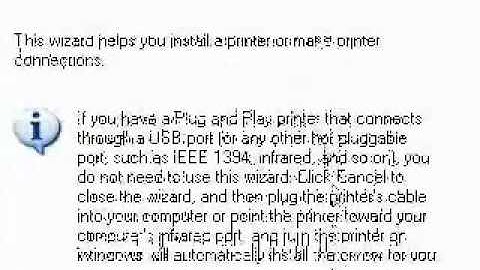 Add network printer