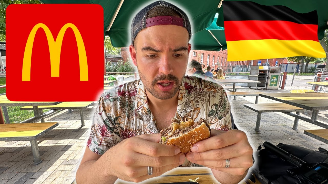 We tried a German McDonalds 🇩🇪 for the first time!