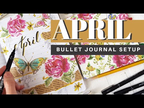 April 2020 Bullet Journal Setup | PLAN WITH ME