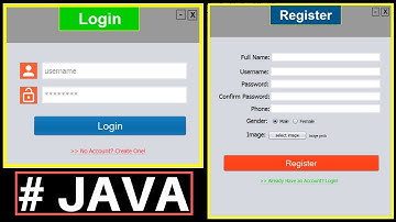 Java Project Tutorial - Make Login and Register Form Step by Step Using NetBeans And MySQL Database