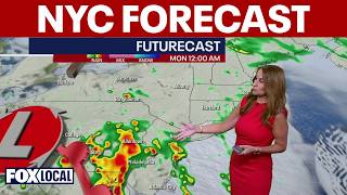 NYC weather forecast Overnight thunderstorms clear before Monday morning commute