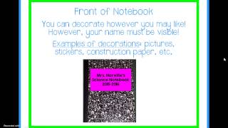 Science Interactive Notebooks