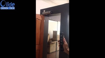 Swing door opener with wireless push button(www.autodoorschina.com)