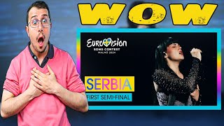 Italian Reacts To TEYA DORA - RAMONDA (LIVE) | Serbia 🇷🇸 First Semi-Final Eurovision 2024