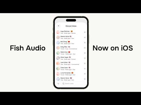 Fish Audio Is Now on iOS