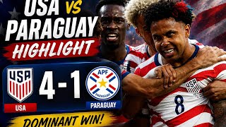 USA vs Paraguay (4-1) | Fifa World Cup full highlight 
