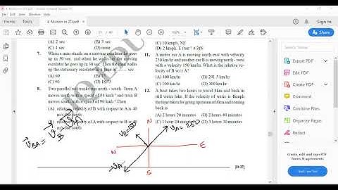 Motion in 2D || Relative Motion || 03 || Class 11 || NEET/JEE || Live Lec on 01-Aug
