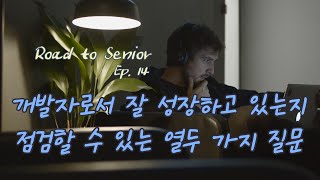 RS.14 개발자로서 잘 성장하고 있는지 점검해 볼 수 있는 열네 가지 질문