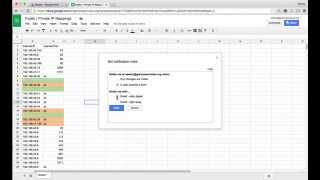 Notifications in Google Sheets