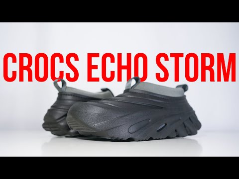 CROCS ECHO STORM | Unboxing, review & on feet - YouTube