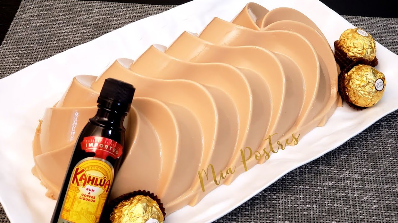 ¡GELATINA DE CAFE Y QUESO CREMA!! ☕ Postre frio/ Postre de cafe!!