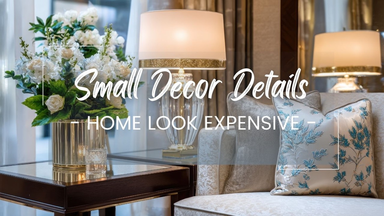Небольшие детали декора, которые мгновенно придадут вашему дому дорогой вид: роскошный стиль при ...