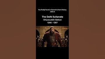 The Delhi sultanate #youtubeshorts #aihistory #indianhistory